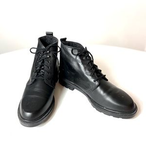 Vintage warm leather boots